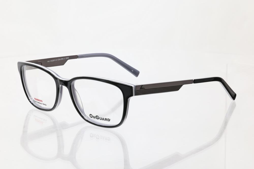 On-Guard OGZ87 BLK 55-17-140mm Eyeglass FRAMES ONLY - NEW/WITHOUT TAGS
